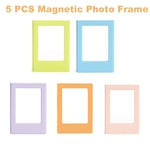 Cadre photo magnétique pour appareil photo instantané Fuji,Mini 12 Film,Mini 11,9,8,40,90,Evo Fuji,Instax,Mini papier photo,3 pouces - Type 5pcs #B