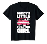 Youth Tractor Girls Daddys Little Tractor Girl Toddler T-Shirt