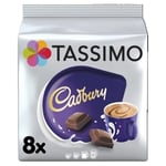 Tassimo Cadbury Hot Chocolate Pods, Pack of 8