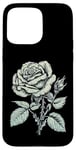 Coque pour iPhone 15 Pro Max Vintage Botanique Rose Fleur Fille Mignon Floral Plant Mom