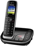 Panasonic KX-TGJ320EB Single Handset Cordless Home Phone with Nuisance Call Blocker and LCD Colour Display - Black