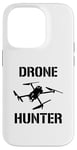 Coque pour iPhone 14 Pro Drone Hunter Objet volant Contrôle de la circulation aérienne