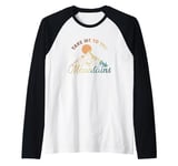 Take me to the Mountains Hiking Hobby Raglan Baseball Tee