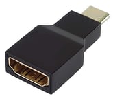 PremiumCord Convertisseur USB-C vers HDMI Résolution 4K 2160p Full HD 1080p Connecteurs plaqués Or Noir