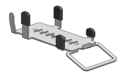 "Fästplatta för stativ till kortterminal, Nets iWL220 & iWL250, SpacePole MultiGr"