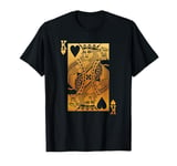 King of Hearts Card T-Shirt T-Shirt