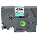 Cassette à ruban compatible avec Brother PT E110 E115 E105 E100VP Blanc vert