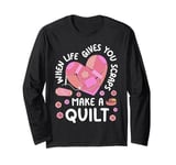 Quilting Knitting Crochet Sewing Machine Fabric Crafting Long Sleeve T-Shirt