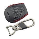 XQRYUB Étui pour clé de Voiture en Cuir, adapté pour Saab 9-3 9-5 93 95 2003-2011 4 Boutons Smart Remote Fob Protector Cover