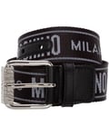 Moschino Mens   Logo Jacquard Belt Black IT 54/ 40”New RRP £160