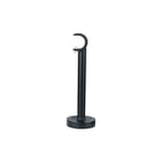 Support moyen pour barre à rideau 19 mm Araxos GoodHome noir