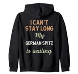 Cute German Spitz Dog Breed Owner Love Puppy Zip Hoodie