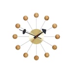 Vitra - Ball Clock väggklocka Körsbär - Klockor - George Nelson - Svart