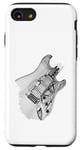 Coque pour iPhone SE (2020) / 7 / 8 Conception filaire de guitare, pour guitariste et musicien