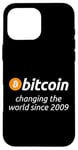 iPhone 16 Pro Max Bitcoin - Changing The World Since 2009 BTC Satoshi Case