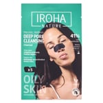 IROHA Nature Deep Pore Cleansing Charcoal Nose Strips 5 stk