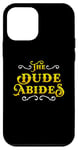 iPhone 12 mini The Dude Abides Vintage Design For Film Loving Bowler Case