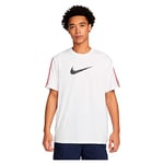 Nike M NSW Repeat SS T-Shirt White/Mystic Navy/University R XS