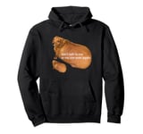 Don't Talk To Me Or My Son Ever Again Funny Dachshund Meme Pullover Hoodie