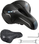 YOUNGDO Selle Velo Confortable, Selle Vélo Gel Ergonomique avec Boule d'Amortisseur à Double Ressort, Siège de Vélo pour Bicyclette VTT Vélos de Montagne Pliants