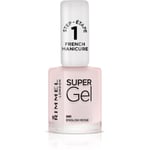 Rimmel Super Gel Step 1 Fransk manicure lak Skygge 091 English Rose 12 ml