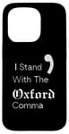 iPhone 15 Pro Oxford Comma Funny English Grammar Case