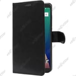 ebestStar ® Etui Portefeuille Housse Coque Protection Folio book livre pour Wiko View XL, Couleur Noir [Dimensions de votre appareil : 158.1 x 76.5 x 8.2 mm, écran 5.99'']