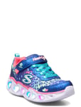 Girls S-Lights Heart Lights - Love Match Shoes Sports Shoes Running-training Shoes Blue Skechers