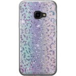 Samsung Galaxy Xcover 4 Genomskinligt Skal Glitter Leopard