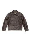 Nudie Jeans Eddy Rider Leather Jacket Brun