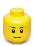 Lego Storage Head (Small - Skeleton Home Kids Decor Storage Storage Boxes Yellow LEGO STORAGE