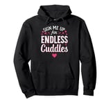 Happy Valentines Day My Love Funny Quotes For Friends Lovers Pullover Hoodie