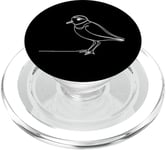 Line Art Oiseau et Ornithologue Wilson'S Pluvier PopSockets PopGrip pour MagSafe