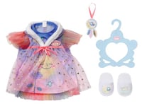 Baby Annabell Robe de Nuit Douce Nuit 709580 - Chemise de Nuit 2-en-1 avec Chaussons et Accessoire Attrape-Rêves pour Poupées de 43 cm - Convient aux Enfants à partir de 3 Ans