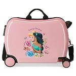 Disney Princesses Valise pour Enfant Rose 50 x 39 x 20 cm Rigide ABS Fermeture à Combinaison latérale 34 l 1,8 kg 4 Roues