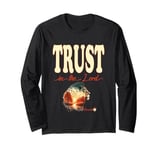 2025 New Christian Scripture Trust In The Lord Cool Lion Long Sleeve T-Shirt