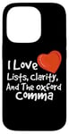 iPhone 14 Pro Oxford Comma Grammar Geek Funny Grammar English Teacher Case