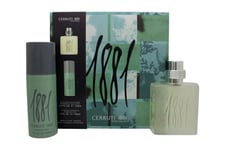 CERRUTI 1881 GIFT SET 100ML EDT + 150ML DEODORANT SPRAY - MEN'S FOR HIM. NEW