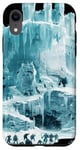 Coque pour iPhone XR Château de Glace Fantasy Aventure Médiévale