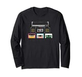 Retro Vintage Tape Player Cassette Long Sleeve T-Shirt