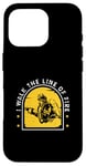 iPhone 16 Pro I Walk The Line Of Fire Awesome Fire Marshal Fire Department Case