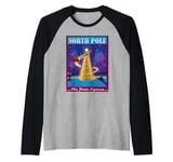 The Polar Express North Pole Christmas Raglan Baseball Tee