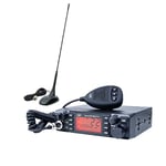 Pack Station Radio CB PNI Escort HP 9001 Pro ASQ réglable, AM-FM, 12V, 4W + antenne CB PNI Extra 48 avec Aimant Inclus, 45 cm, 150W, SWR 1.0