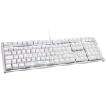 ducky clavier ducky one 2 white edition pbt gaming, mx-black, blanc noir