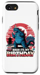 Coque pour iPhone SE (2020) / 7 / 8 Kaiju Décorations dinosaures monstres japonais pour fête d'anniversaire