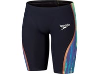 Speedo Męski Strój Pływacki Speedo Lzr Intent Jam Am True Navy/Spritz/Aquarium/Rose Gold Rozmiar 20