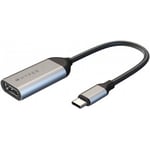 Hyper HyperDrive USB-C till 4K 60Hz HDMI-adapter, stjärngrå