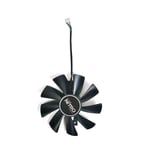 Saphir 100MM GAA8B2U GAA8S2U 4PIN R9 380 380X Ventilateur vidéo Sapphire R9 380 380X 2g4G D5 Ventilateur de carte graphique Ventilateur de refroidissement VGA - Type 1 black